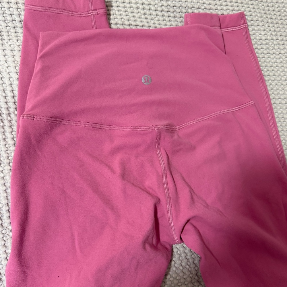 Pink lulu align tights